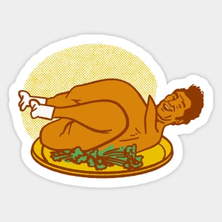 Turkey Kramer - Buttered Up Cosmo Kramer Sticker